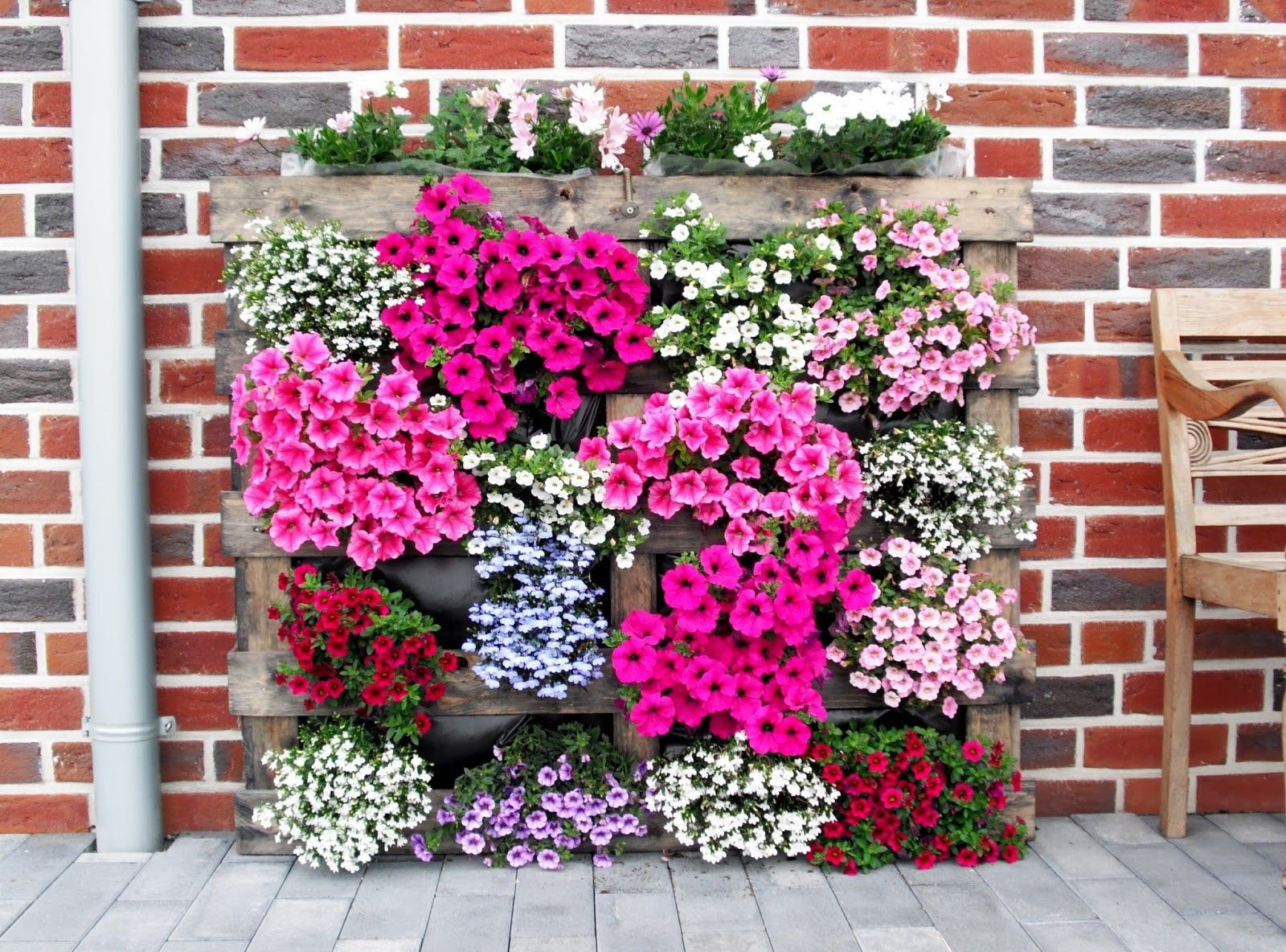 Como fazer um canteiro de flores vertical?