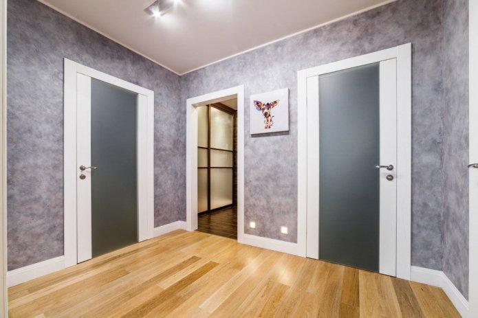 Gesso decorativo veneziano no corredor