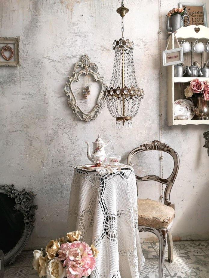 decoração de parede estilo vintage