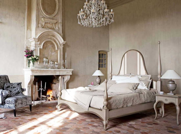 decoração monocromática de quarto