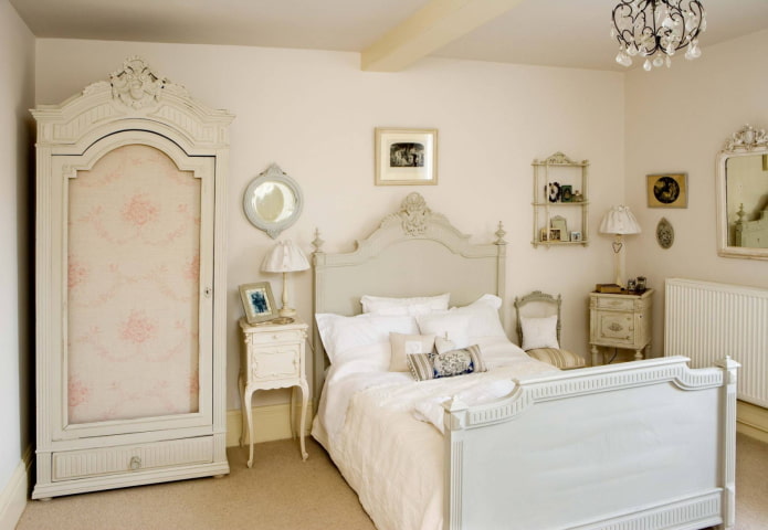 móveis de quarto em estilo vintage