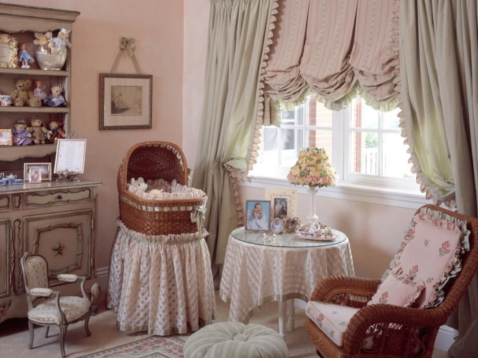quarto infantil em estilo vintage