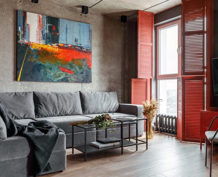 Persianas estilo loft