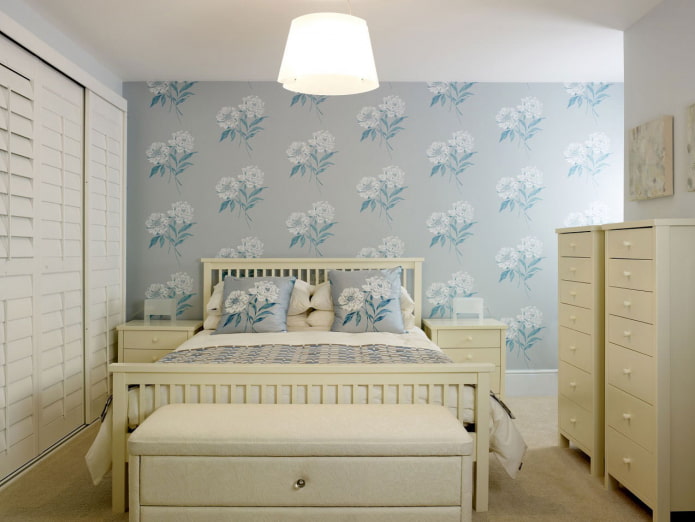 papel de parede turquesa no quarto