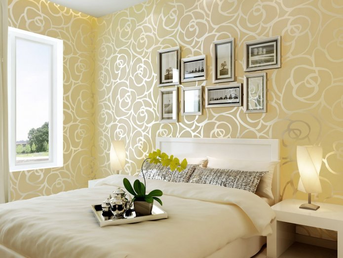 papel de parede dourado