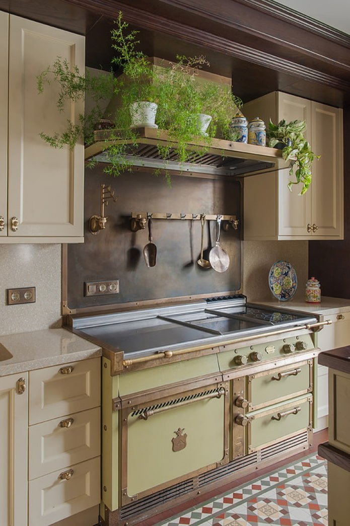 plantas na cozinha