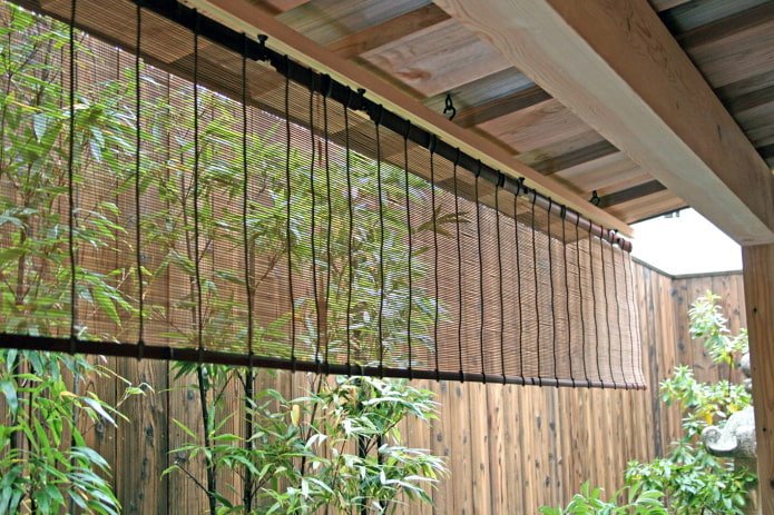 Cortinas de bambu