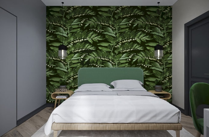 design de quarto verde