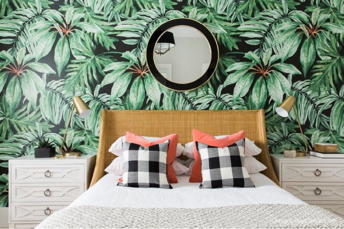 design de quarto verde
