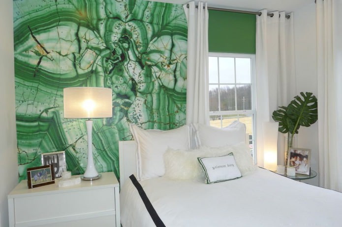 Paredes verdes no quarto