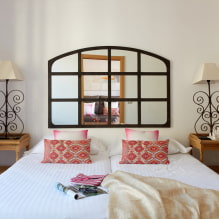 Espelho no quarto - uma seleção de fotos no interior e recomendações para o posicionamento correto - 5