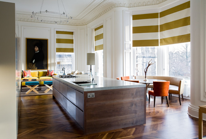 cortinas listradas