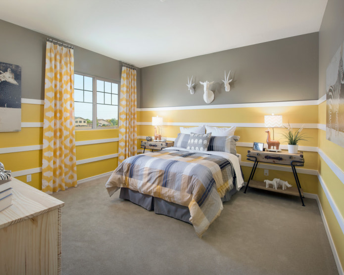 cortinas com um ornamento