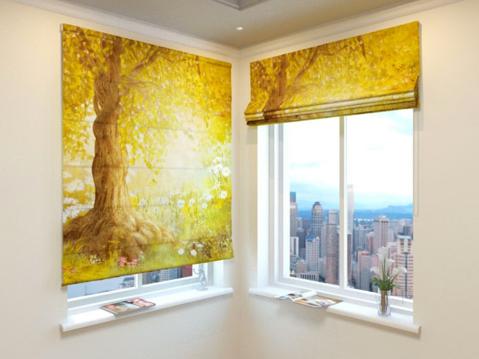 natureza em cortinas