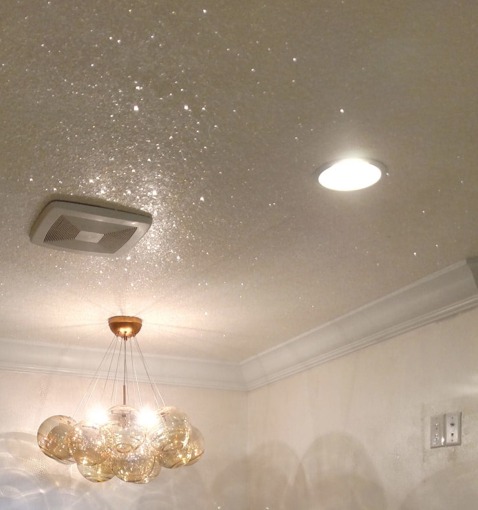 papel de parede líquido com glitter