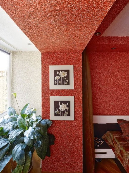 papel de parede líquido vermelho