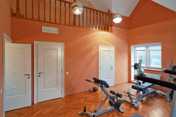 orange walls
