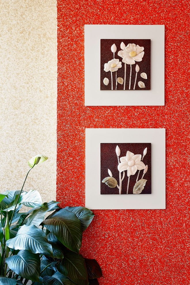 pinturas e papel de parede líquido