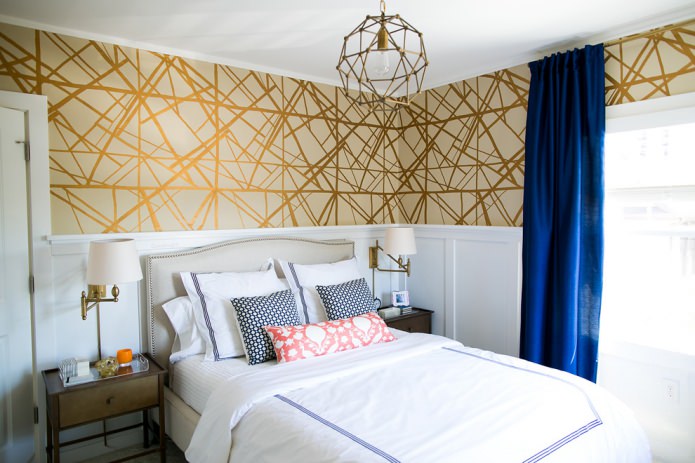 cortinas azuis