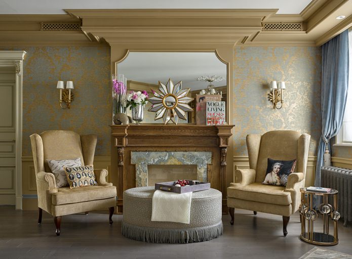 interior em estilo clássico