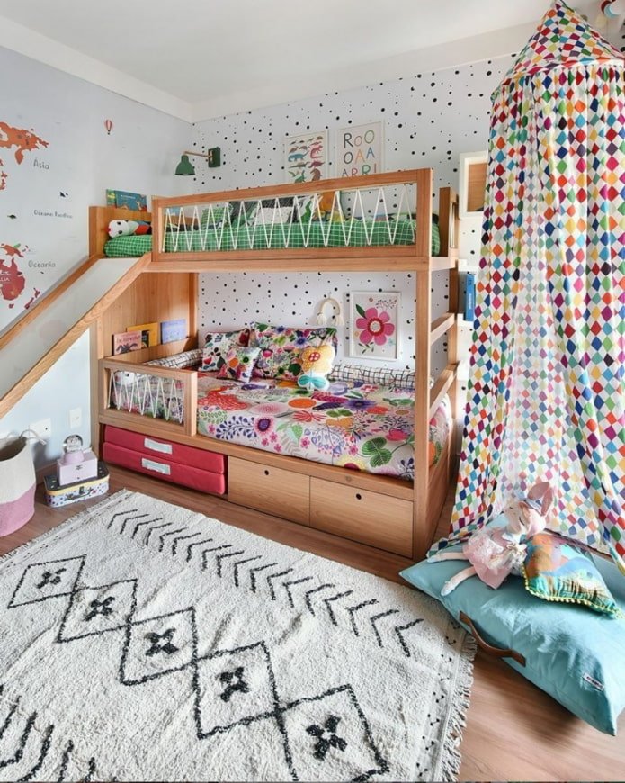 quarto infantil para crianças de diferentes idades