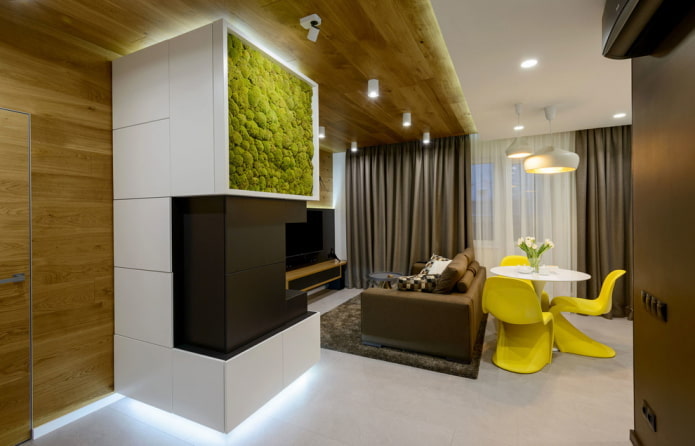 zoneando o ambiente com materiais de acabamento