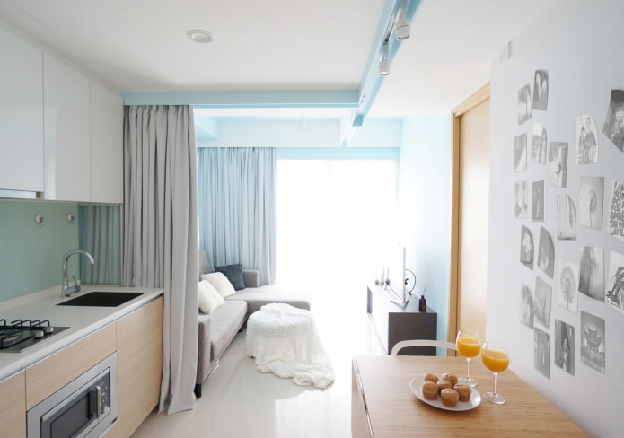 zoneamento com cortinas