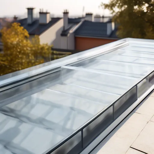 Cobertura de terraço transparente: opções inovadoras para um ambiente elegante