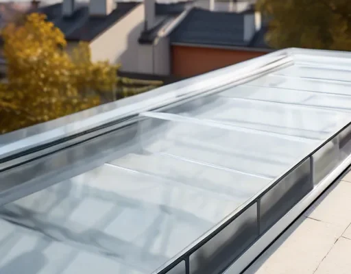 Cobertura de terraço transparente: opções inovadoras para um ambiente elegante