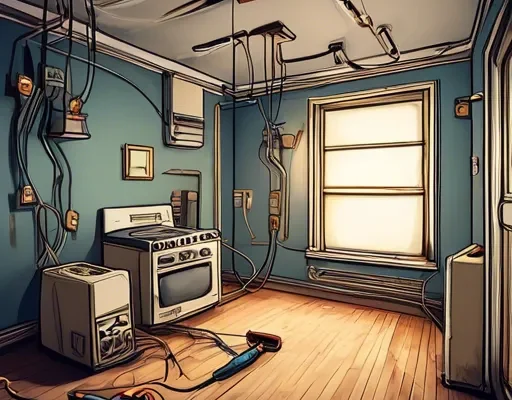 Como consertar fiação quebrada na parede do seu quarto